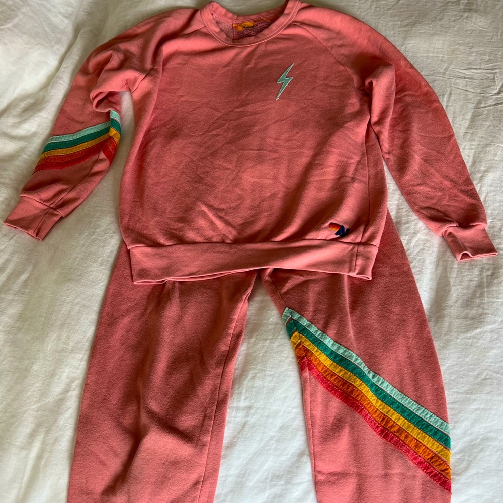 Aviator Nation Sweatshirt & Sweatpant Set - Small